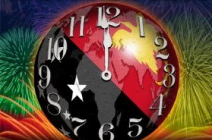 Papua Yeni Gine’de "yeni yılınız kutlu olsun" nasıl söylenmektedir? 