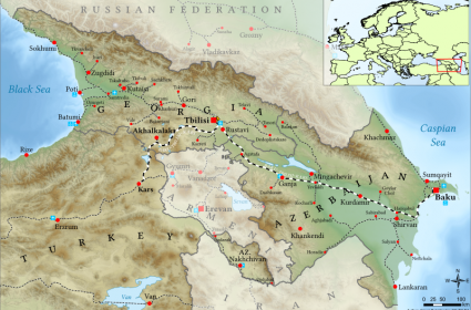 baku tiflis kars demiryolu ile avrupa