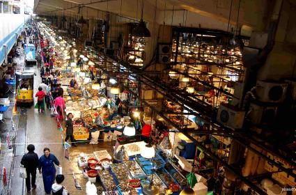 Güney Kore'de Akşam Pazarı Kültürü  Güney Kore'de Akşam Pazarı Kültürü